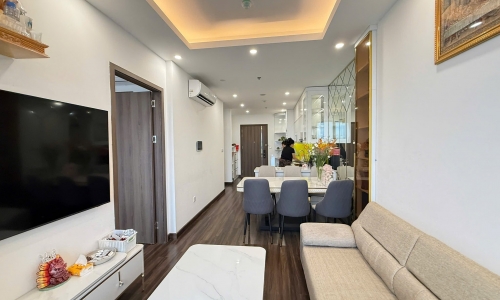 BÁN CĂN 2 PN view mặt đường Võ Nguyên Giáp 73m2  HOÀNG HUY COMMERCE